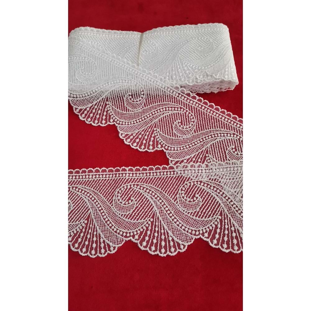 1911 TÜL BANT PARLAK 9 MT BEYAZ